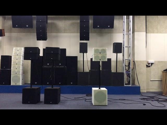 Newest Exclusive mini line array sound system Dual 5inch coaxial speaker for meeting room