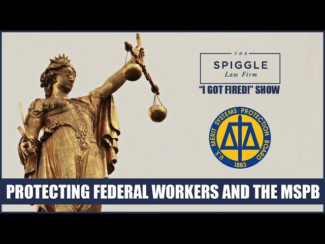 Protecting Federal Workers and the MSPB - “I Got Fired!” Show From The Spiggle Law Firm