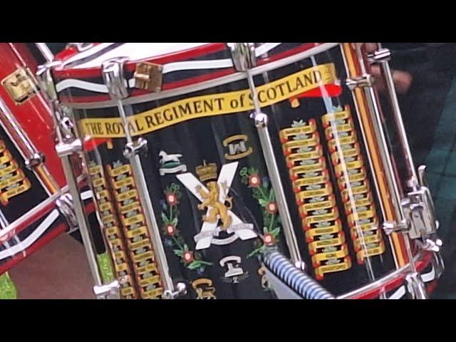 Lowland and Highland Bands of the Royal Regiment of Scotland Vlaggenparade Nijmegen 2024