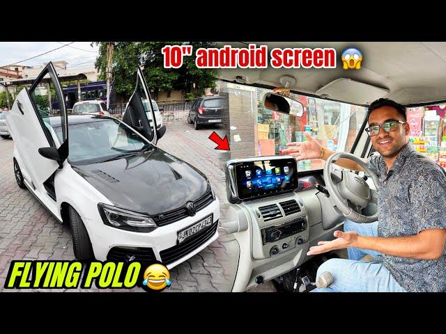 Bolero mai laga di 10" ki android display | Crazy reactions on Flying Polo 