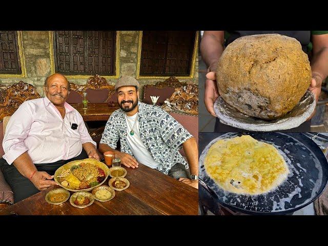 India की सबसे बड़ी बाटी & जखोल्मा पूरी खाई है कभी? Biggest Puri & Bati at Traditional Khana Udaipur