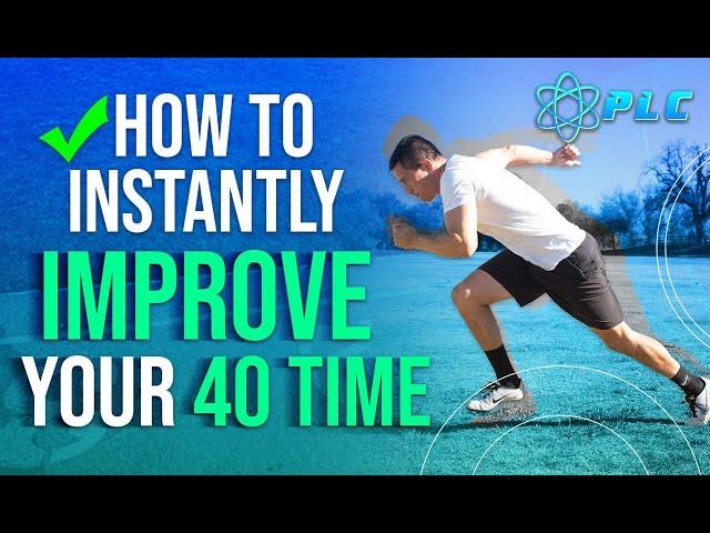 Faster 40 Series: Instantly Improve Your 40 Time By Improving Your 40-Yard Dash Stance #faster40