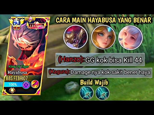 Hayabusa Pakai Item Baru SKY PIERCER  Makin OP !!! 2x Maniac + 10 Menit Kill 30 | Mobile Legend