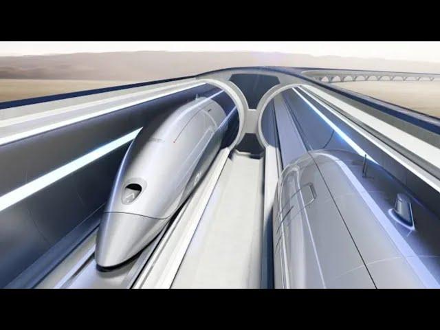 Hyperloop Train 1200 km/h speed Test || Fastest Train in the World