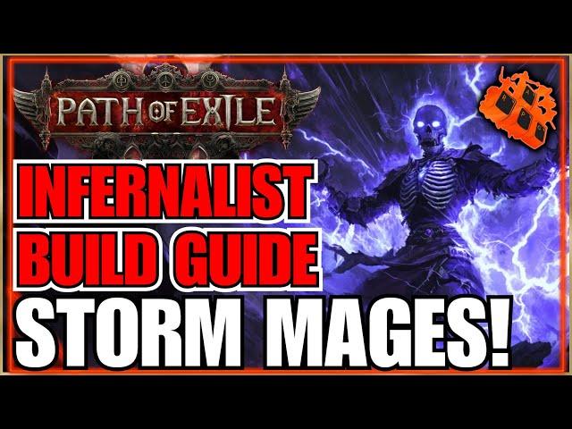 POE 2 Storm Mage Witch Endgame Build Guide... Infernalist / Unearth / Enfeeble  / Hellhound / Shock!