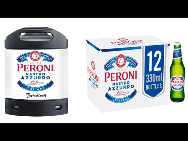 Philips Perfectdraft Pro Peroni Nastro Azzurro 5.0% ABV Eu Brewed Lager Keg Vs bottle