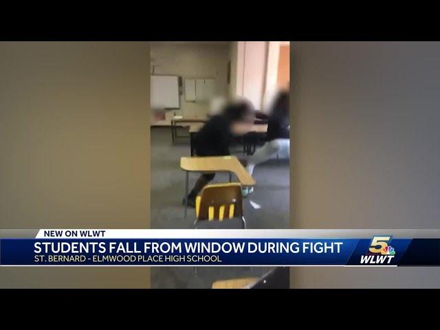 Video shows students falling out of window during fight at school in St. Bernard