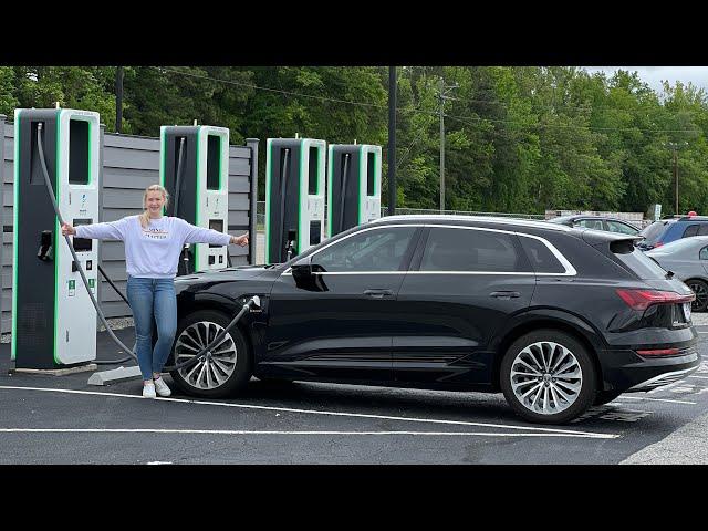 First Road Trip In Our New Audi E-Tron! Connecticut to North Carolina In This Thirsty Electric SUV