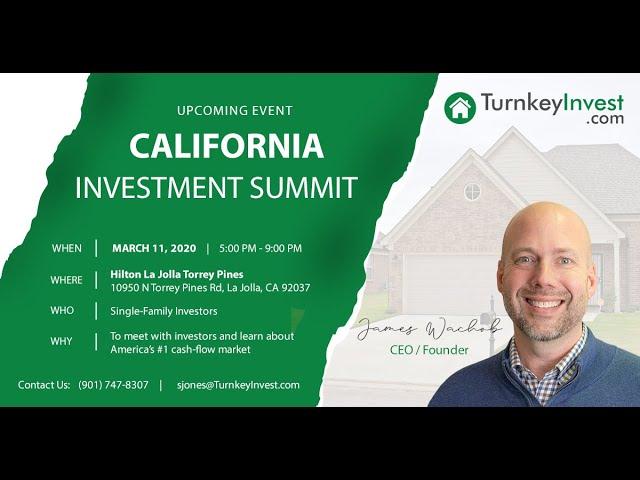 California Investment Summit with James Wachob