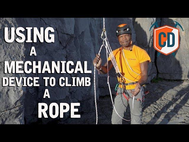 Using A Mechanical Ascender To Climb A Rope | Climbing Daily Ep.1554