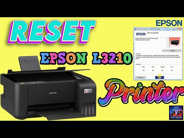 how to reset epson L3210 with resetter @artechguides