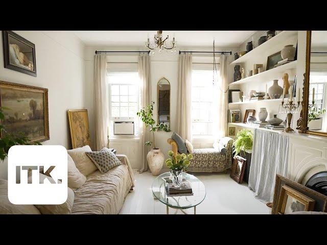 This 560-square-foot apartment is inspired by old-world French style