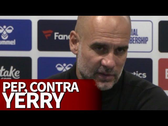 DARDO de GUARDIOLA a YERRY MINA por su marcaje a HAALAND| DIARIO AS