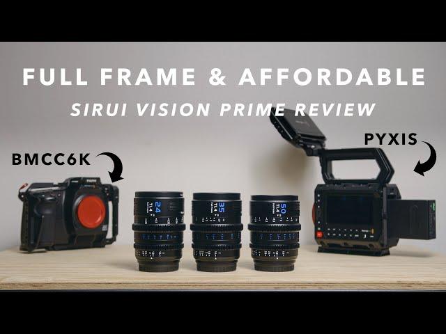 These are probably the Best Value Cine Lenses | SIRUI VISION PRIME SET REVIEW (PYXIS & BMCC6K)