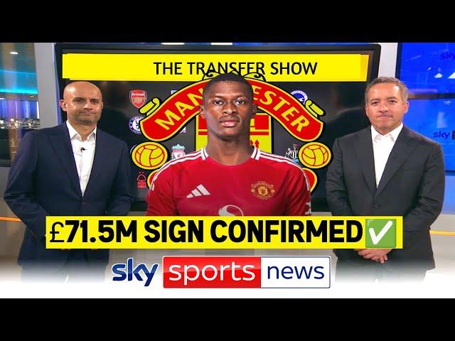 DONE DEAL!! MAN UTD FIRST £71.5M SIGN CONFIRMED SKY SPORTS NEWS  MAN UNITED TRANSFER NEWS TODAY