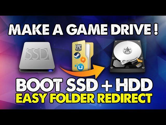 Boot SSD+HDD? Redirect your folders EASY - Tutorial