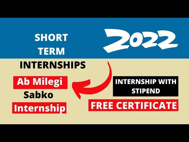 Short Term Internships | College students get internships now | #ShuruaatYahinSe | Course Intern