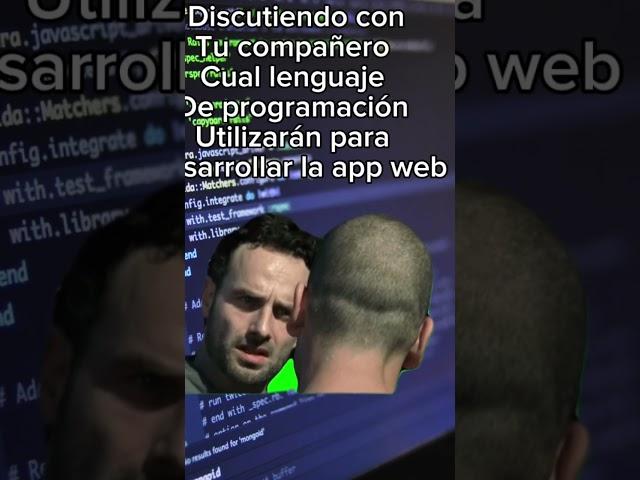#memesprogramacion #desarrollodesoftware #marcosstic
