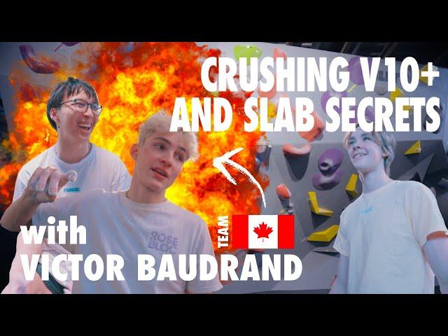 HARD BOULDERING AND SLAB SECRETS WITH VICTOR BAUDRAND