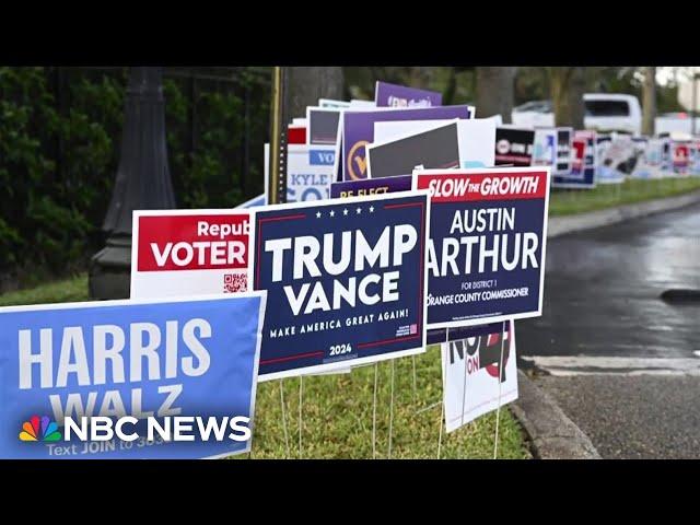 Political yard signs stolen and vandalized as election tensions rise