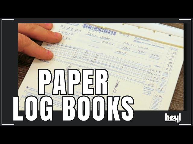 How to Fill Out a Paper Log Book