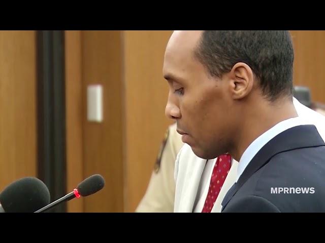 Mohamed Noor delivers statement in court before sentencing