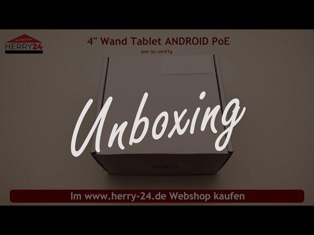 Unboxing vom 4" Android Wand Tablet SM41P der POR Serie vom HERRY24 Shop