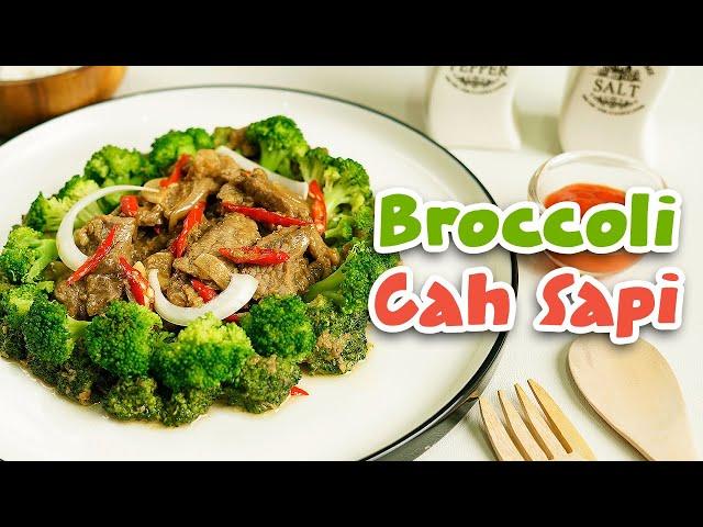 (BEEF STIR FRY) RESEP CARA MEMBUAT BROCCOLI CAH SAPI