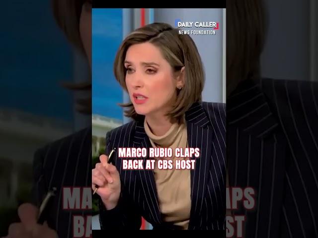 Marco Rubio CLAPS BACK at Clueless CBS Host