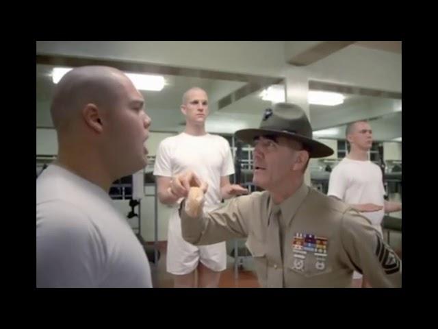 JELLY DONUT SCENE - FULL METAL JACKET - R. LEE ERMEY