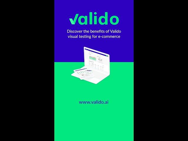 E-commerce UI/UX testing for different devices and resolutions, with Valido.