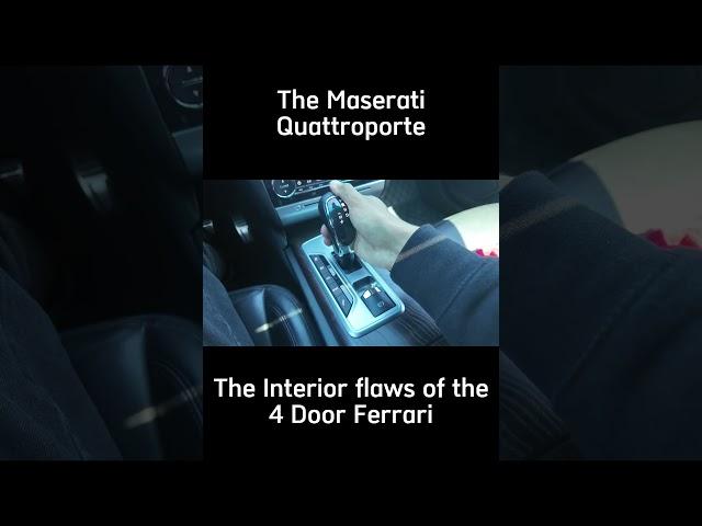 Masi Quattroporte interior flaws #maserati #quattroporte #maseratiquattroporte  #ferrari #cartok