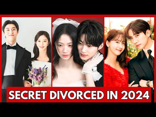 TOP KOREAN ACTORS WHO GOT DIVORCED IN 2024  | HANDSOME KOREAN ACTORS 2024 #kdrama