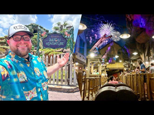 Tiana's Bayou Adventure | Full Ride POV At Night During Fireworks & Review | Walt Disney World 2024