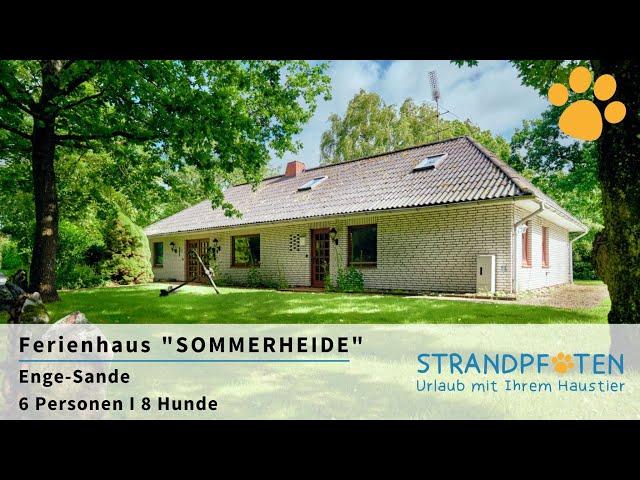 Ferienhaus mit Hund I Nordsee I Ferienhaus „Sommerheide“ I STRANDPFOTEN