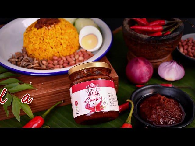 Blends of firely-hot Red Chillies, and Organic Coconut Oil  | The Daily Spice Vegan Sambal