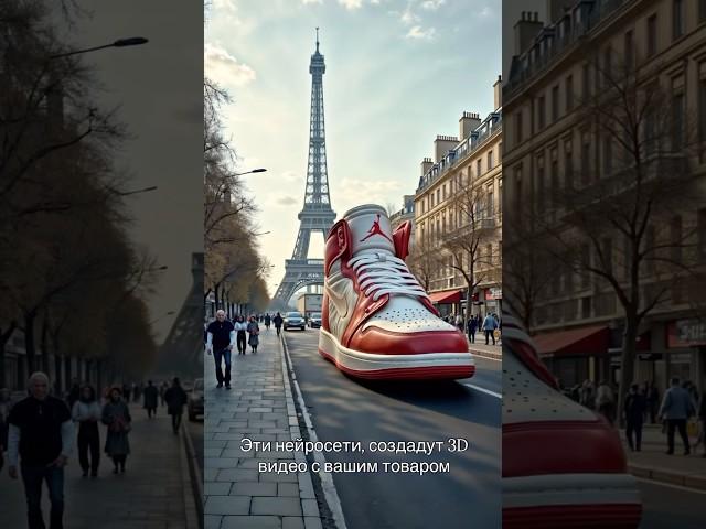 ⬇️Нейросети, которые создадут вам 3D видео с реальным товаром⬇️ #shoes #nike #кроссовки #3dart