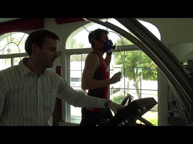 Endurance Athlete Rinat Mustafin V02 max and Lactate Threshold testing