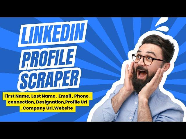 Extract LinkedIn Emails & Phone Numbers | email scraper | LinkedIn profile data scraper