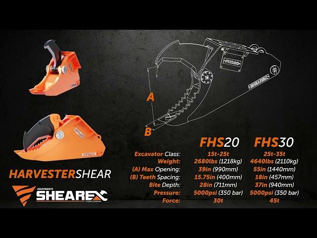 Shearex Harvester Shear - Available Now!