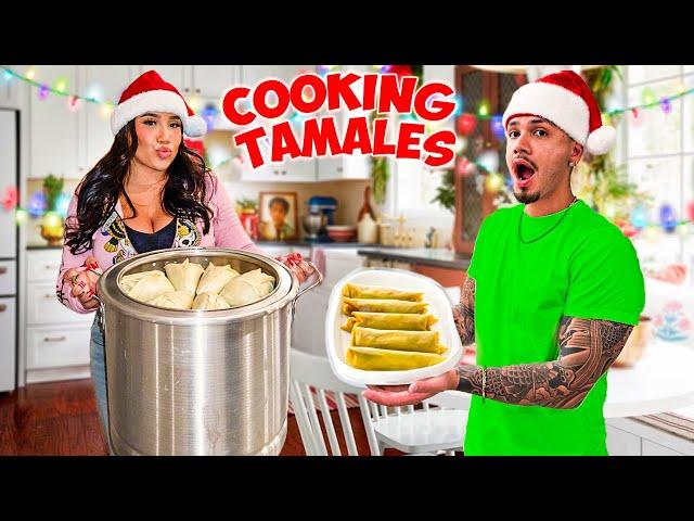 COOKING W/ KAED *MAKING TAMALES*