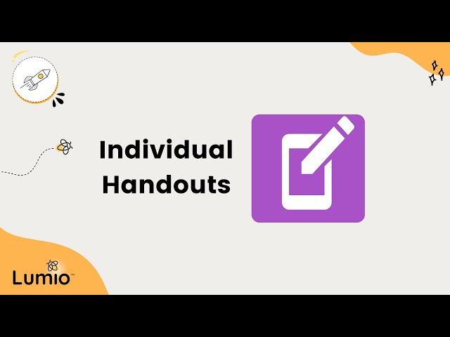 Individual Handouts