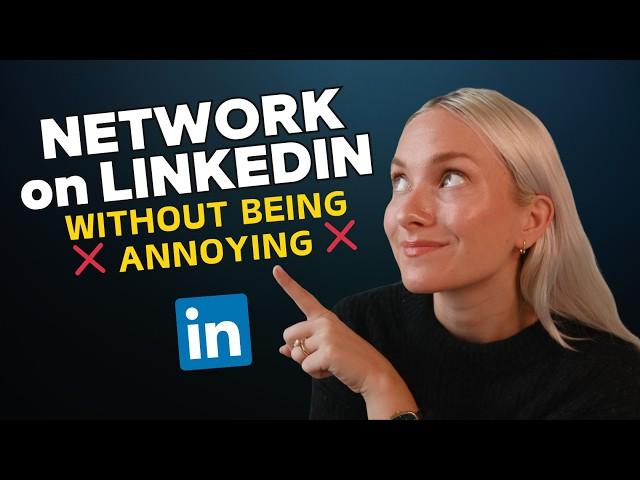 How to Network on LinkedIn & Land a New Job FAST (without being annoying)