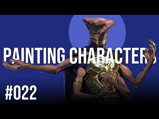 STREAM #022 - Painting instead of Drawing Characters