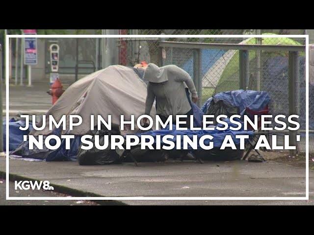 Homelessness in Oregon increased by 8.5% from 2022 and 2023, report says