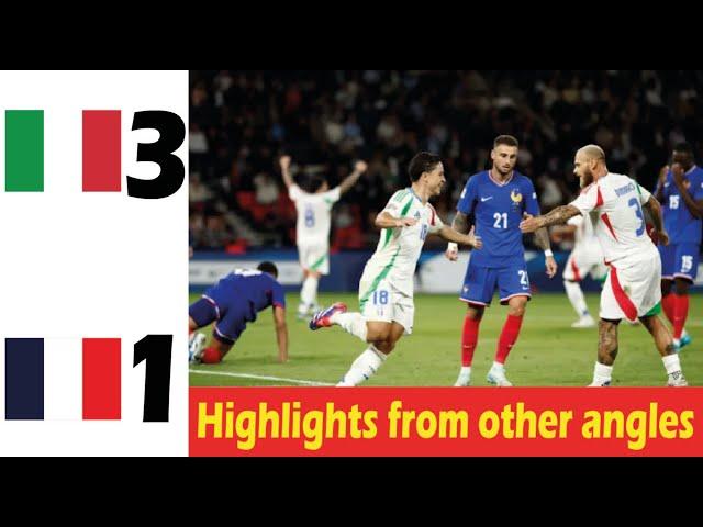  France Vs Italy  1 3  All Goals And Highlights From Other Angles  Uefa Nations League 2024