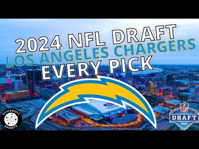 Los Angeles Chargers Draft Picks - 2024 NFL Draft (Joe Alt, Ladd McConkey & More!!!)