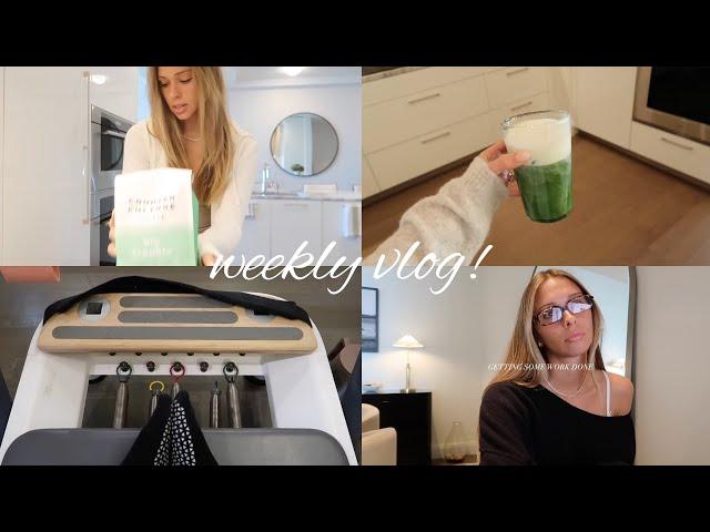 week in my life! my matcha recipe, how I style my hair & more!