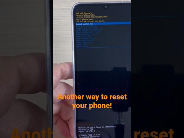 Another way to reset your phone #techtips #phonetips #tutorial #mobiletips #howto #shorts