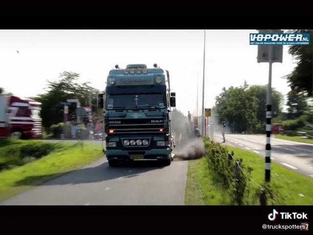 daf xf 95 open pipe sound